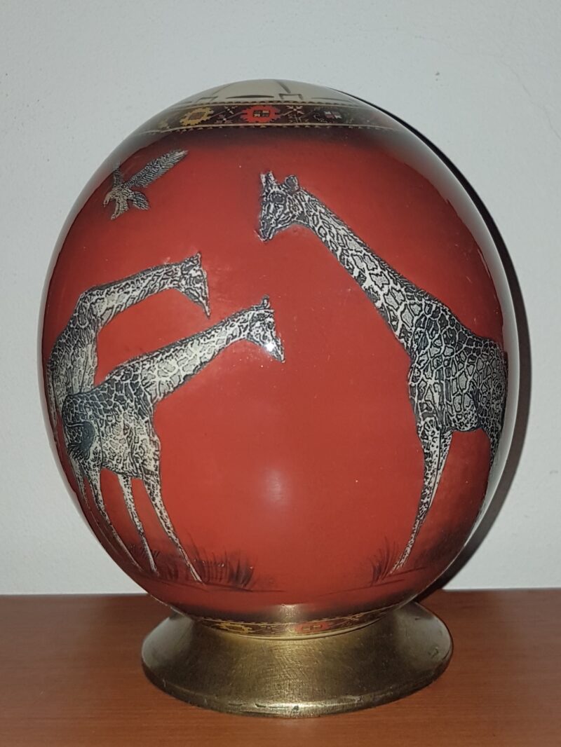 Bordeaux - Giraffa con aquile e top etnico F03/J1-BX